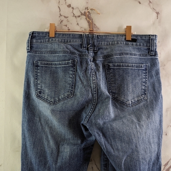 Kut From The Kloth Jean Womens 10 X 31 Bootcut Flare Distressed Frayed Hem - Picture 7 of 12
